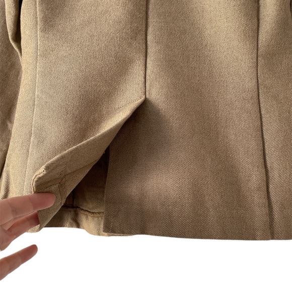 GAP fitted cotton blend jacket In beige / tan, long sleeve tailored, size: S - Picture 5 of 7